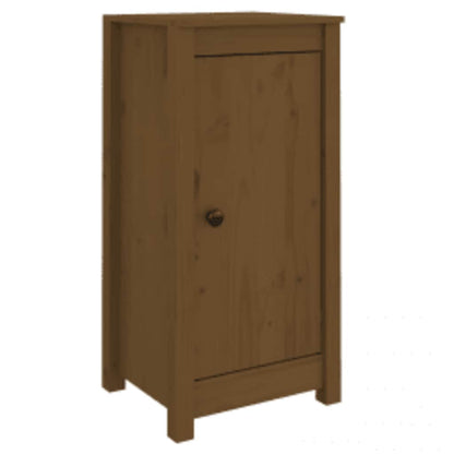 Dressoir 39x35x80 cm massief grenenhout honingbruin