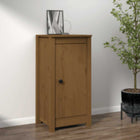 Dressoir 39x35x80 cm massief grenenhout honingbruin