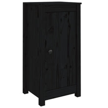 Dressoirs 2 St 40X35X80 Cm Massief Grenenhout Zwart