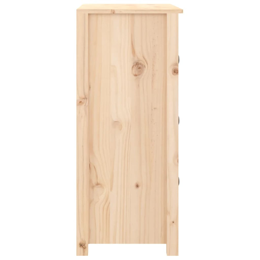 Dressoir 70X35X80 Cm Massief Grenenhout