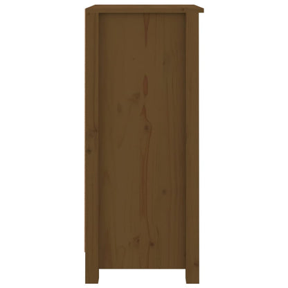 Dressoirs 2 St 40X35X80 Cm Massief Grenenhout Honingbruin