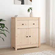Dressoir 70x35x80 cm massief grenenhout wandmontage