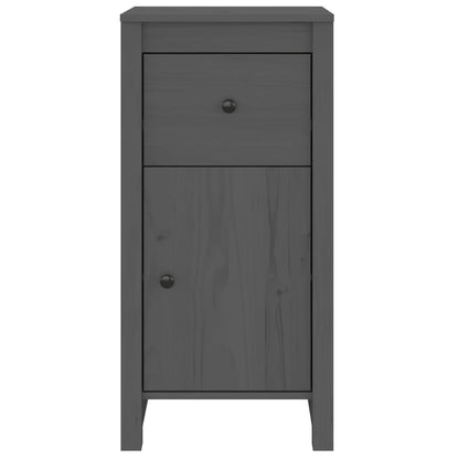 Dressoirs 2 St 40X35X80 Cm Massief Grenenhout Grijs