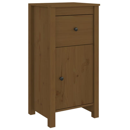 Dressoir 40X35X80 Cm Massief Grenenhout Honingbruin