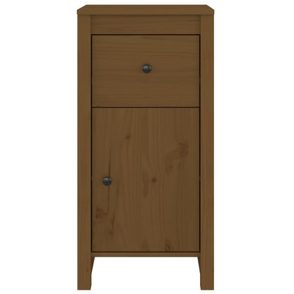 Dressoir 40X35X80 Cm Massief Grenenhout Honingbruin