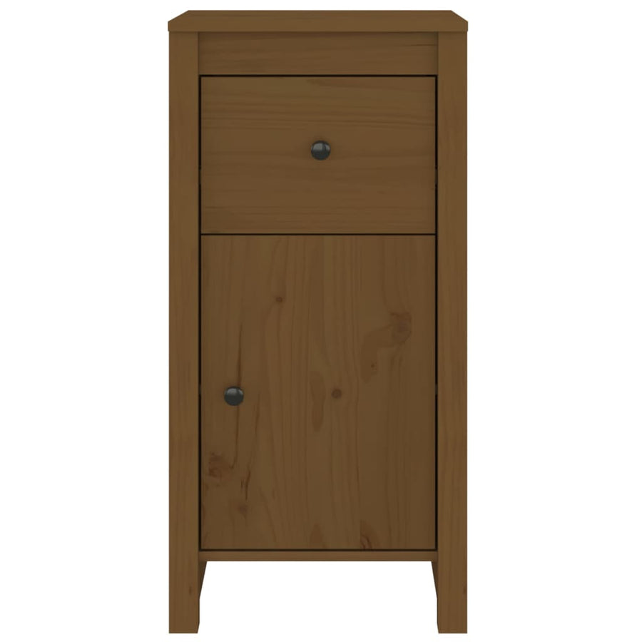 Dressoir 40X35X80 Cm Massief Grenenhout Honingbruin