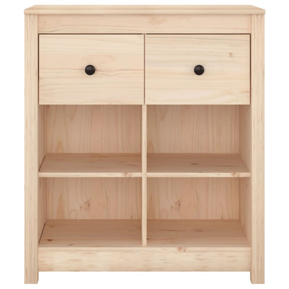 Dressoir 70X35X80 Cm Massief Grenenhout