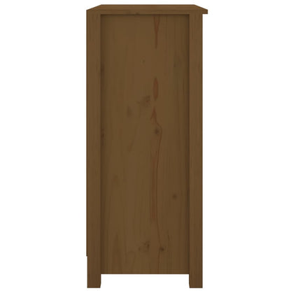 Dressoir 70X35X80 Cm Massief Grenenhout Honingbruin
