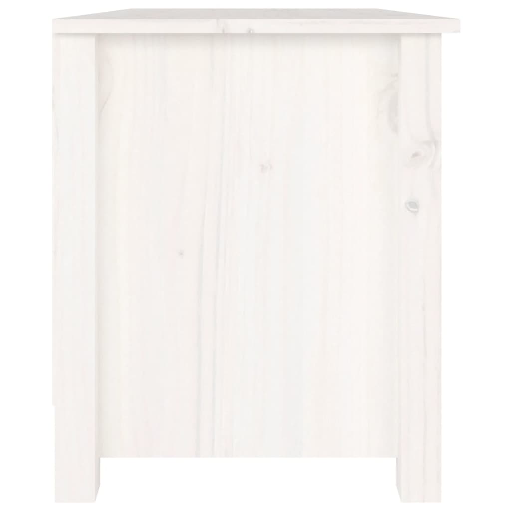 Schoenenbank 70x38x45,5 cm massief grenenhout wit 70 x 38 x 45.5 cm Wit