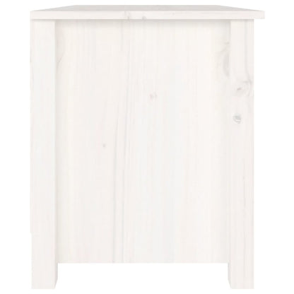 Schoenenbank 70x38x45,5 cm massief grenenhout wit 70 x 38 x 45.5 cm Wit