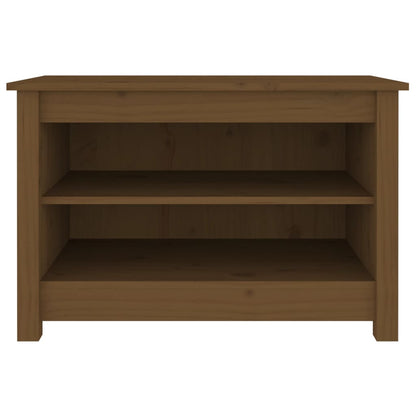 Schoenenkast 70x38x45,5 cm massief grenenhout honingbruin 70 x 38 x 45.5 cm Honingbruin