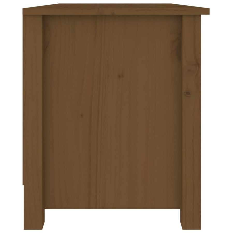 Schoenenkast 70x38x45,5 cm massief grenenhout honingbruin 70 x 38 x 45.5 cm Honingbruin