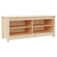 Schoenenbank 0X38X45,5 Cm Massief Grenenhout 110 x 38 x 45.5 cm Naturel