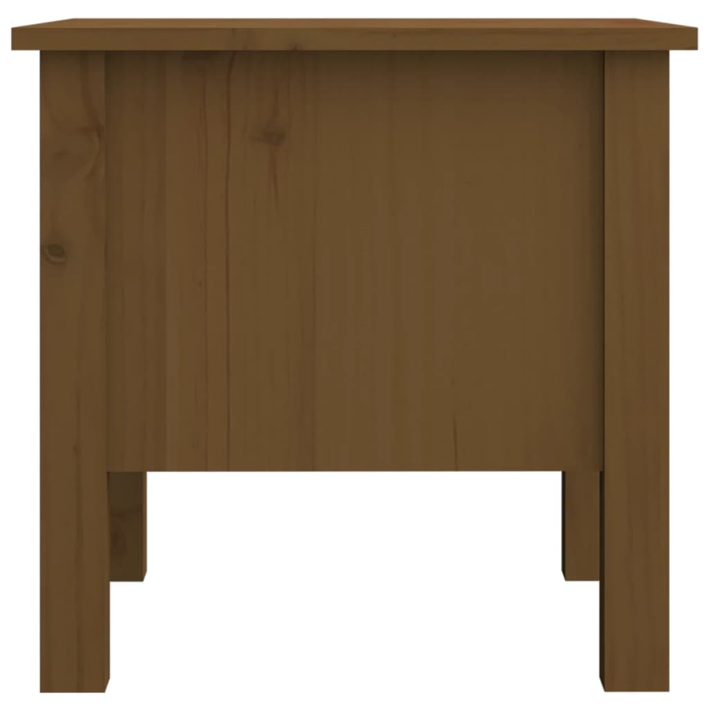 Bijzettafels Massief Grenenhout 2 40 x 40 x 39 cm Honingbruin