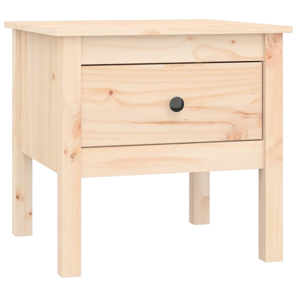 Bijzettafel Massief Grenenhout 1 50 x 50 x 49 cm Naturel