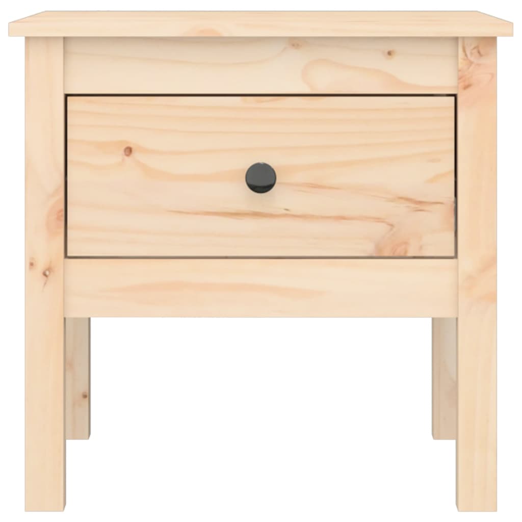 Bijzettafel Massief Grenenhout 1 50 x 50 x 49 cm Naturel