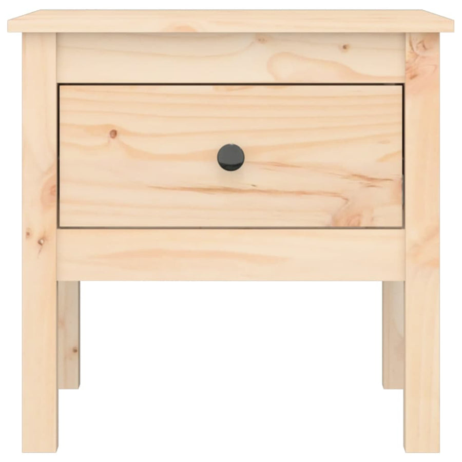 Bijzettafel Massief Grenenhout 1 50 x 50 x 49 cm Naturel
