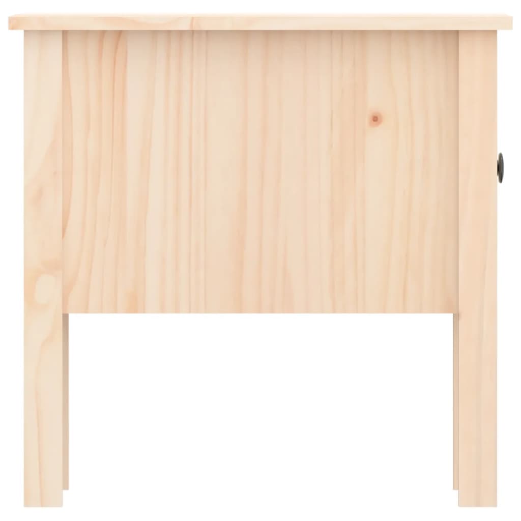 Bijzettafel Massief Grenenhout 1 50 x 50 x 49 cm Naturel