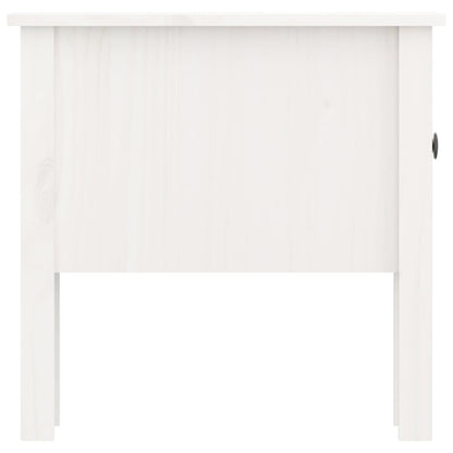 Bijzettafels Massief Grenenhout 2 50 x 50 x 49 cm Wit