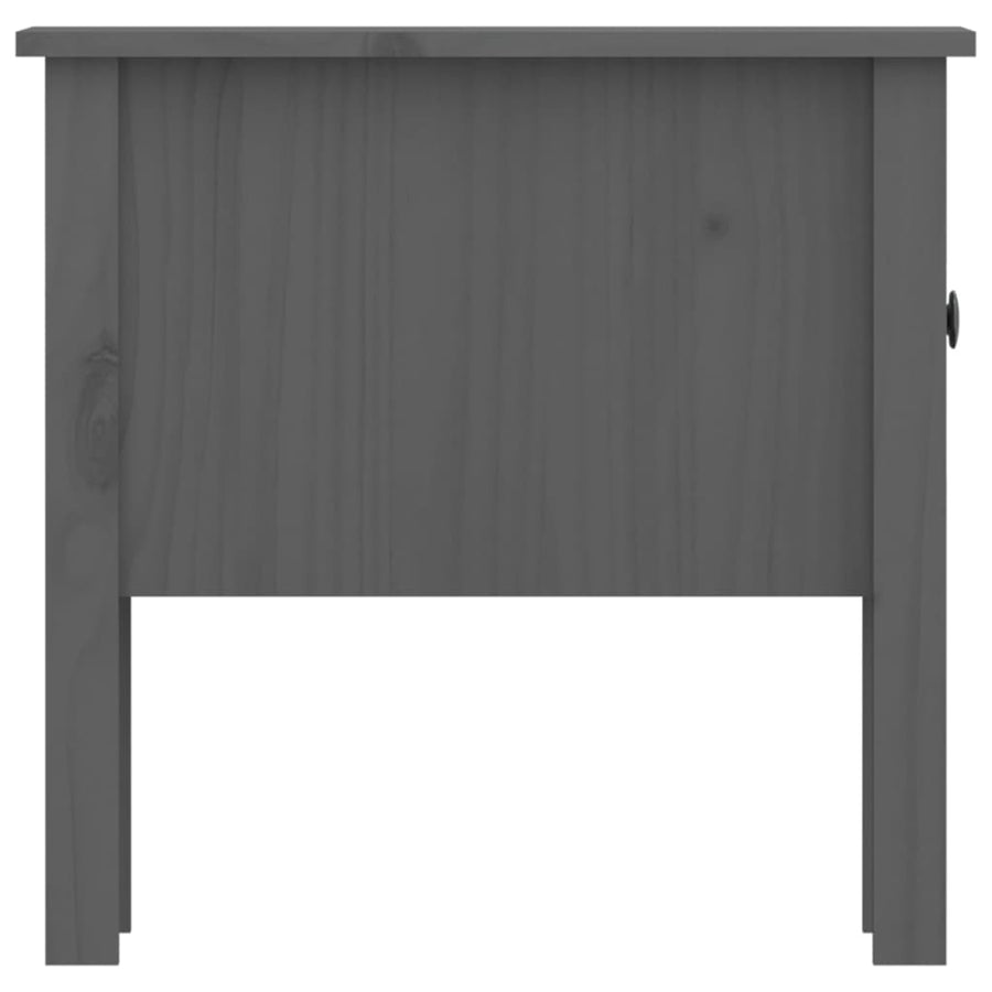 Bijzettafels Massief Grenenhout 2 50 x 50 x 49 cm Grijs