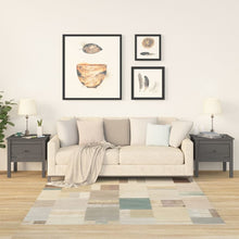 Bijzettafels Massief Grenenhout 2 50 x 50 x 49 cm Grijs