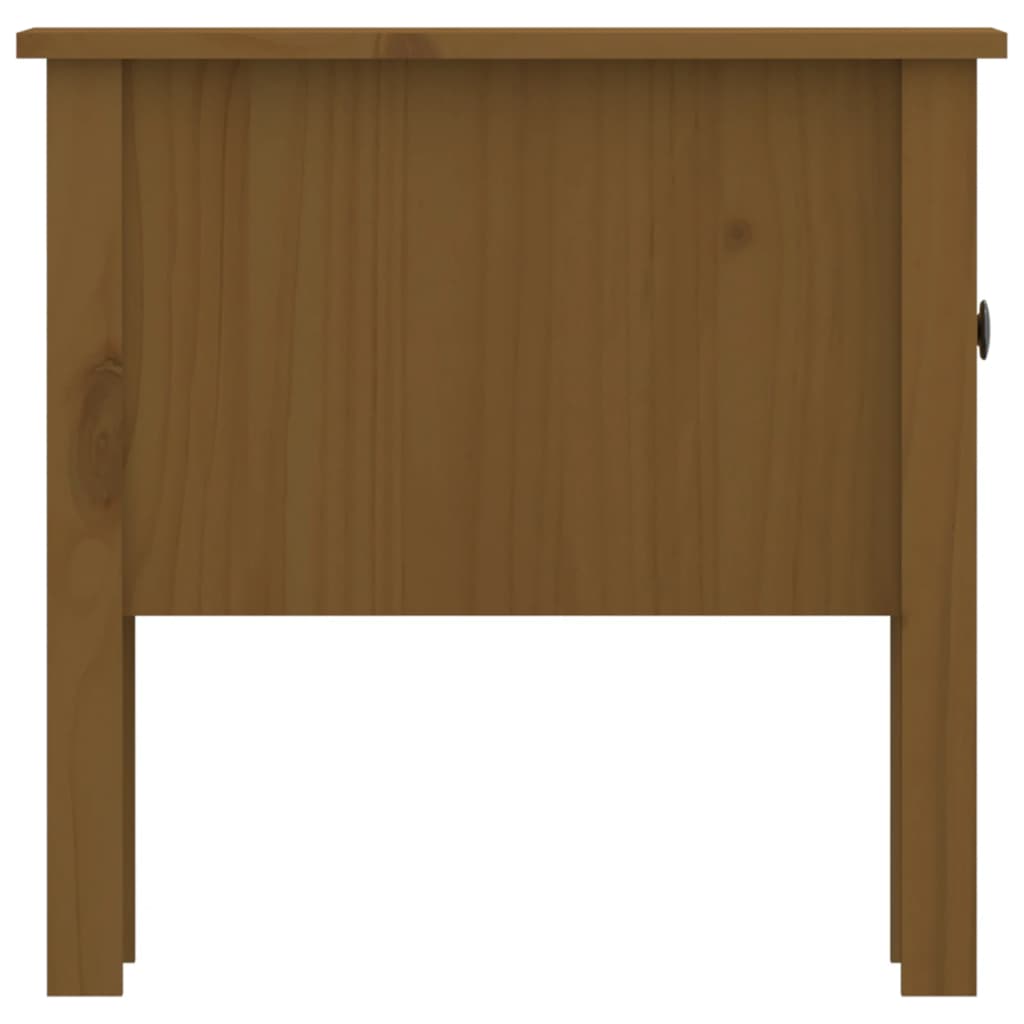 Bijzettafel Massief Grenenhout 1 50 x 50 x 49 cm Honingbruin
