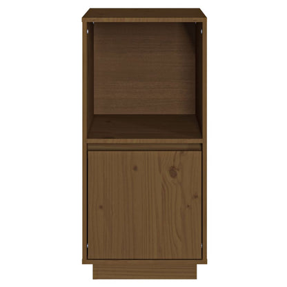 Dressoir 38X35X80 Cm Massief Grenenhout Honingbruin