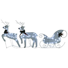 Kerstdecoratie Rendieren En Slee 60 Led's 2