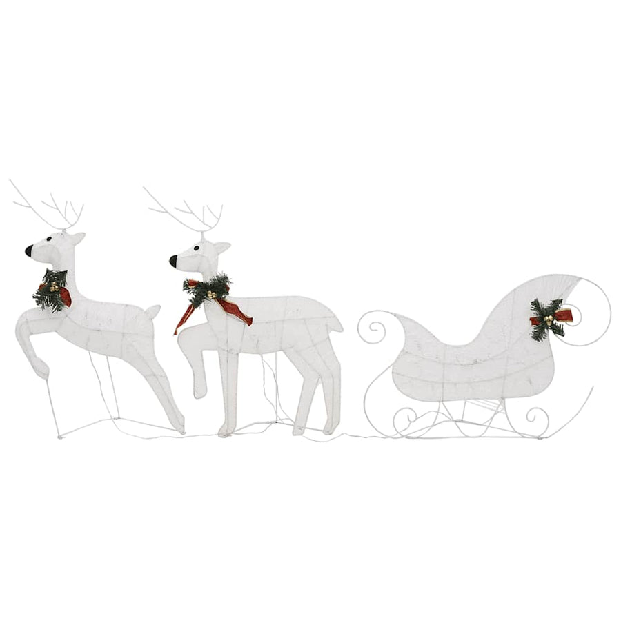 Kerstdecoratie Rendieren En Slee 60 Led's 2