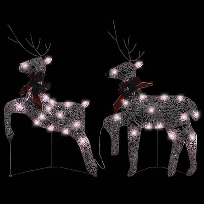 Kerstrendieren 40 Led's Kleurig 2