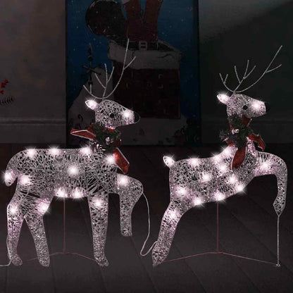 Kerstrendieren 40 Led's Kleurig 2