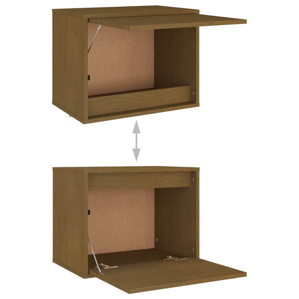 Tv-Meubelen Massief Grenenhout Honingbruin