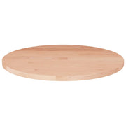Tafelblad rond Ø30x1,5 cm massief eikenhout