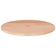 Tafelblad rond Ø30x1,5 cm onbehandeld massief eikenhout Ø 30 x 1.5 cm Naturel