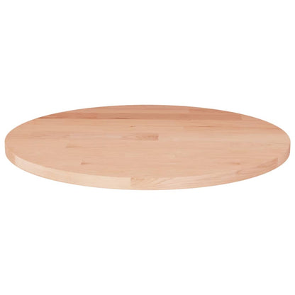 Tafelblad rond Ø30x1,5 cm onbehandeld massief eikenhout Ø 30 x 1.5 cm Naturel