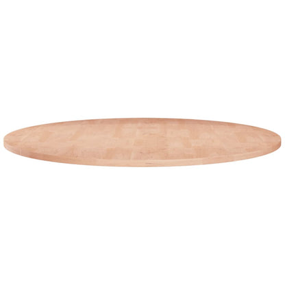 Tafelblad Rond Ø80X1,5 Cm Onbehandeld Massief Eikenhout