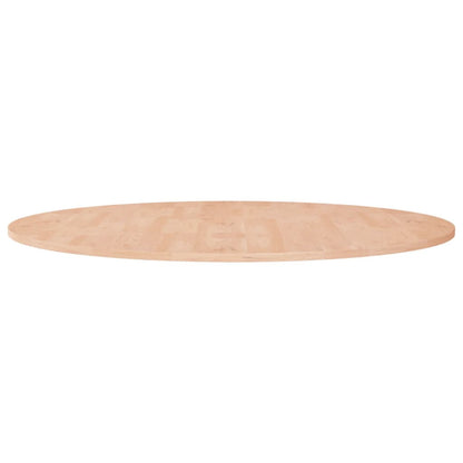 Tafelblad Rond Ø90X1,5 Cm Onbehandeld Massief Eikenhout Ø 90 x 1.5 cm Naturel
