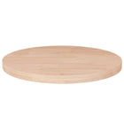 Tabletop round Ø40x2.5 cm untreated solid oak wood