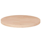 Tabletop round Ø50x2.5 cm untreated solid oak