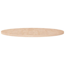 Tafelblad Rond Ø90X2,5 Cm Onbehandeld Massief Eikenhout Ø 90 x 2.5 cm Naturel