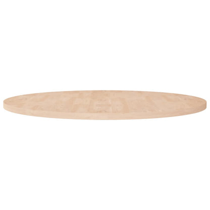 Tafelblad Rond Ø90X2,5 Cm Onbehandeld Massief Eikenhout Ø 90 x 2.5 cm Naturel