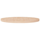Tabletop round Ø90x4 cm untreated solid oak