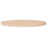 Tafelblad rond Ø90x4 cm massief eikenhout onbehandeld