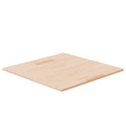 Tafelblad 60x60x1.5 cm massief eikenhout onbehandeld