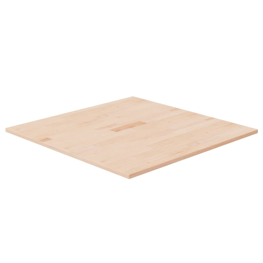 Tafelblad Vierkant 70X70X1,5 Cm Onbehandeld Massief Eikenhout