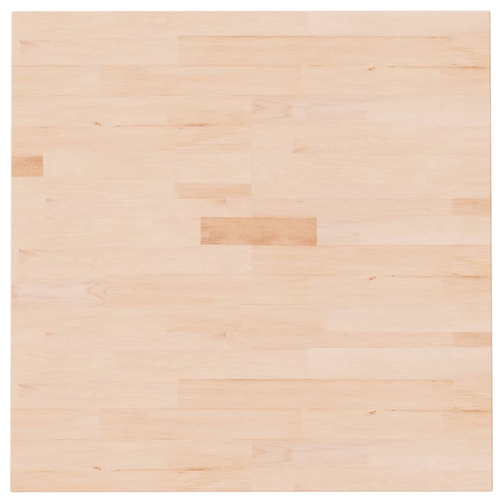 Tafelblad Vierkant 70X70X1,5 Cm Onbehandeld Massief Eikenhout