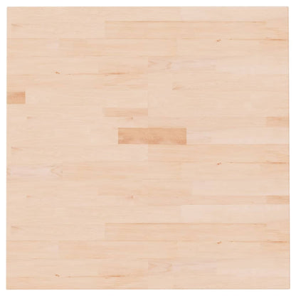 Tafelblad Vierkant 70X70X1,5 Cm Onbehandeld Massief Eikenhout
