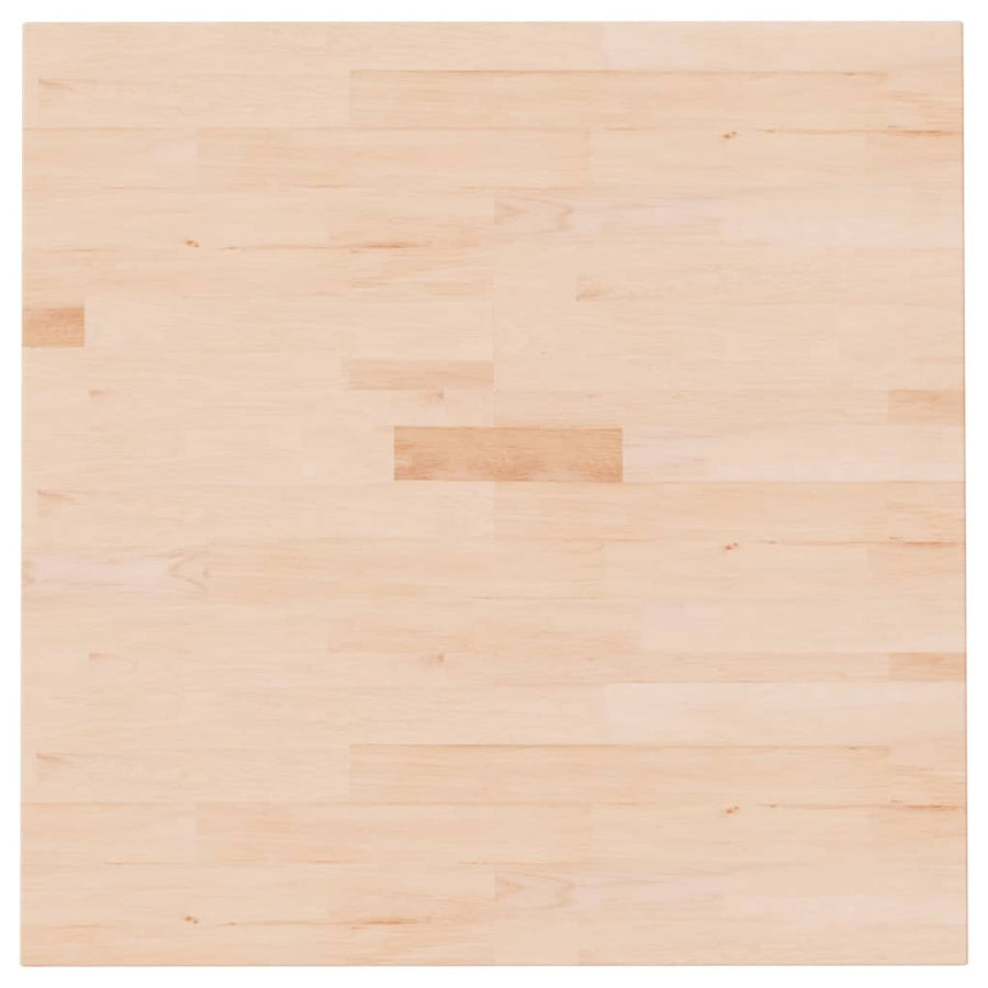 Tafelblad Vierkant 70X70X1,5 Cm Onbehandeld Massief Eikenhout