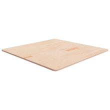 Tafelblad Vierkant 90X90X1,5 Cm Onbehandeld Massief Eikenhout 90 x 90 x 1.5 cm Naturel