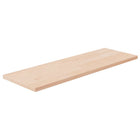 Shelf 60x20x1.5 cm untreated solid oak